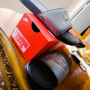 NEW Nike BENASSI JDI Men's Glitch (CUSTOMIZED)